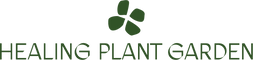 Healing Plant Garden logo with flower